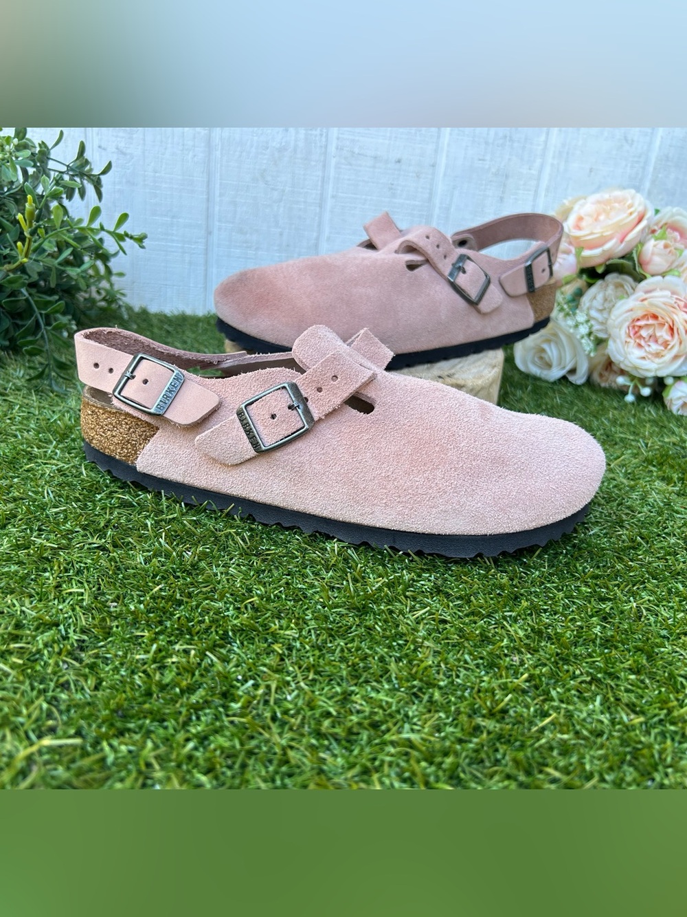 Birkenstock
Tokio Suede Leather size 38 US 7-7.5 like new
$165 Color: Pink Clay - Picture 7 of 16